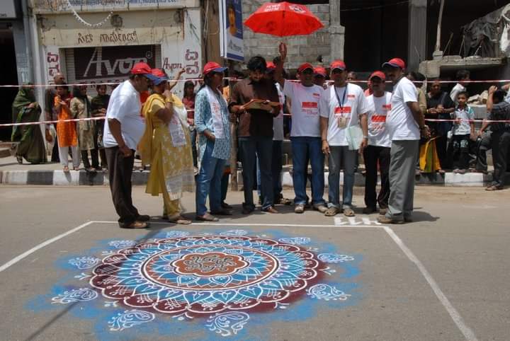 Golden Jubilee Rangoli
